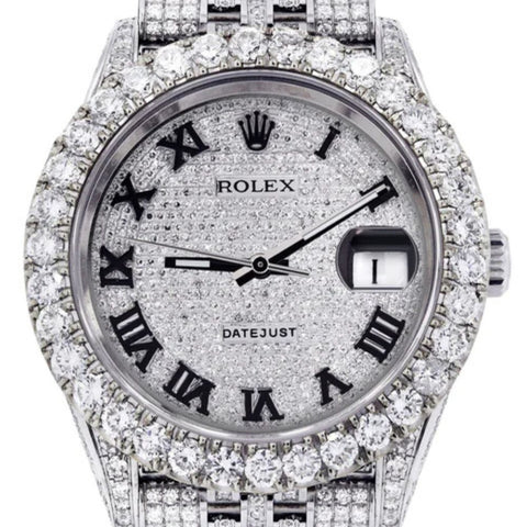 Iced Out Fully Iced Out Automatic Moissanite Watch