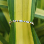 Marquise & Round Cut Lab Grown Diamond Full Eternity Band