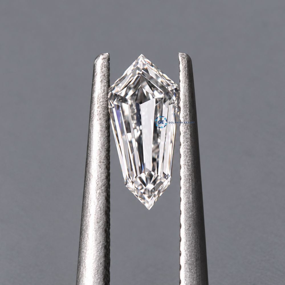 Geometric Coffin Cut Lab Diamond, Loose Fancy Shaped Diamond