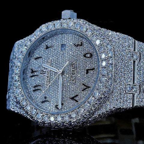 Fully Iced Out Moissanite Luxury Watch