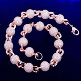 Moissanite Diamond Ball Link Chain Gift For Him