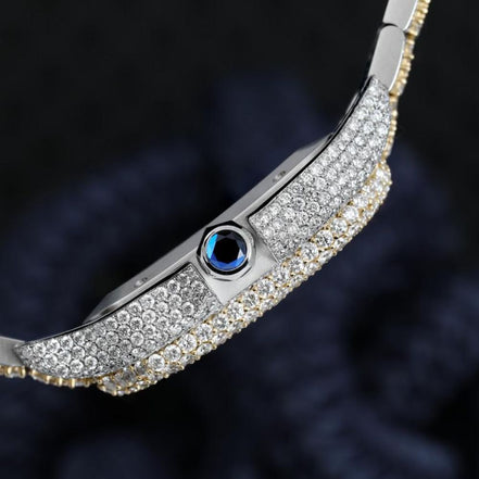 Automatic Dual Tone D Color Moissanite Watch