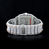 Dual Tone Moissanite Automatic Watch