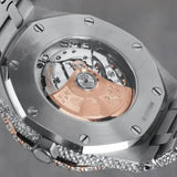 Arabic Dial Moissanite Automatic Watch For Men's