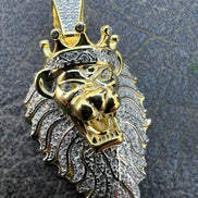 Moissanite Custom Lion Hip Hop Pendant