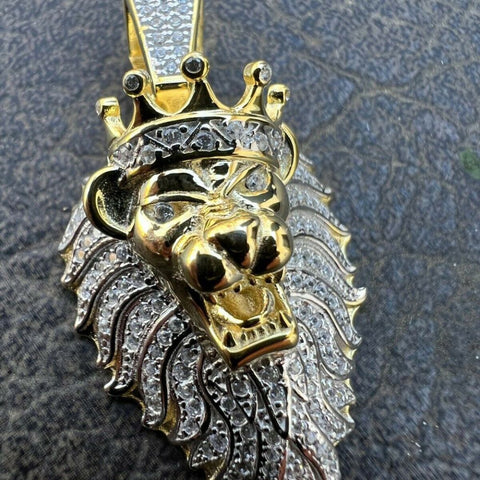 Moissanite Custom Lion Hip Hop Pendant