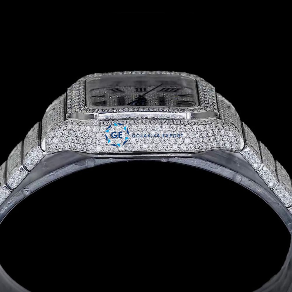 Fabulous Moissanite Diamond Iced Out Automatic Wrist Watch