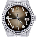 Date Just Moissanite Arabic Stylish & Classic Watch