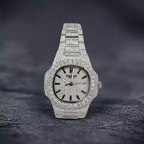 Customize Moissanite Iced Out Handcrafted Fashion Watch