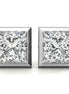 Everyday Wear Princess Cut Moissanite Earrings