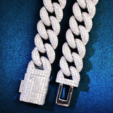 Cuban Link Iced Out Moissanite Diamond Bracelet