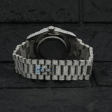 Day Date Iced Out Moissanite Full White Luxury Watch