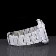 Iced Out Automatic Arabic Dial Moissanite Watches
