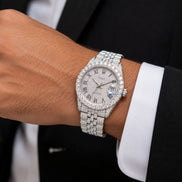 Full Iced Out Moissanite Watch For Men's Hip Hop Watches