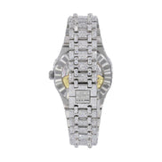 Stainless Steel Iced Out Moissanite Custom Watch