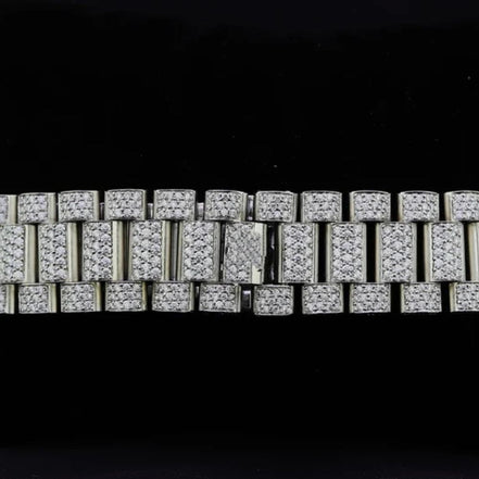 Day Date Fully Iced Out Moissanite Luxury Watch