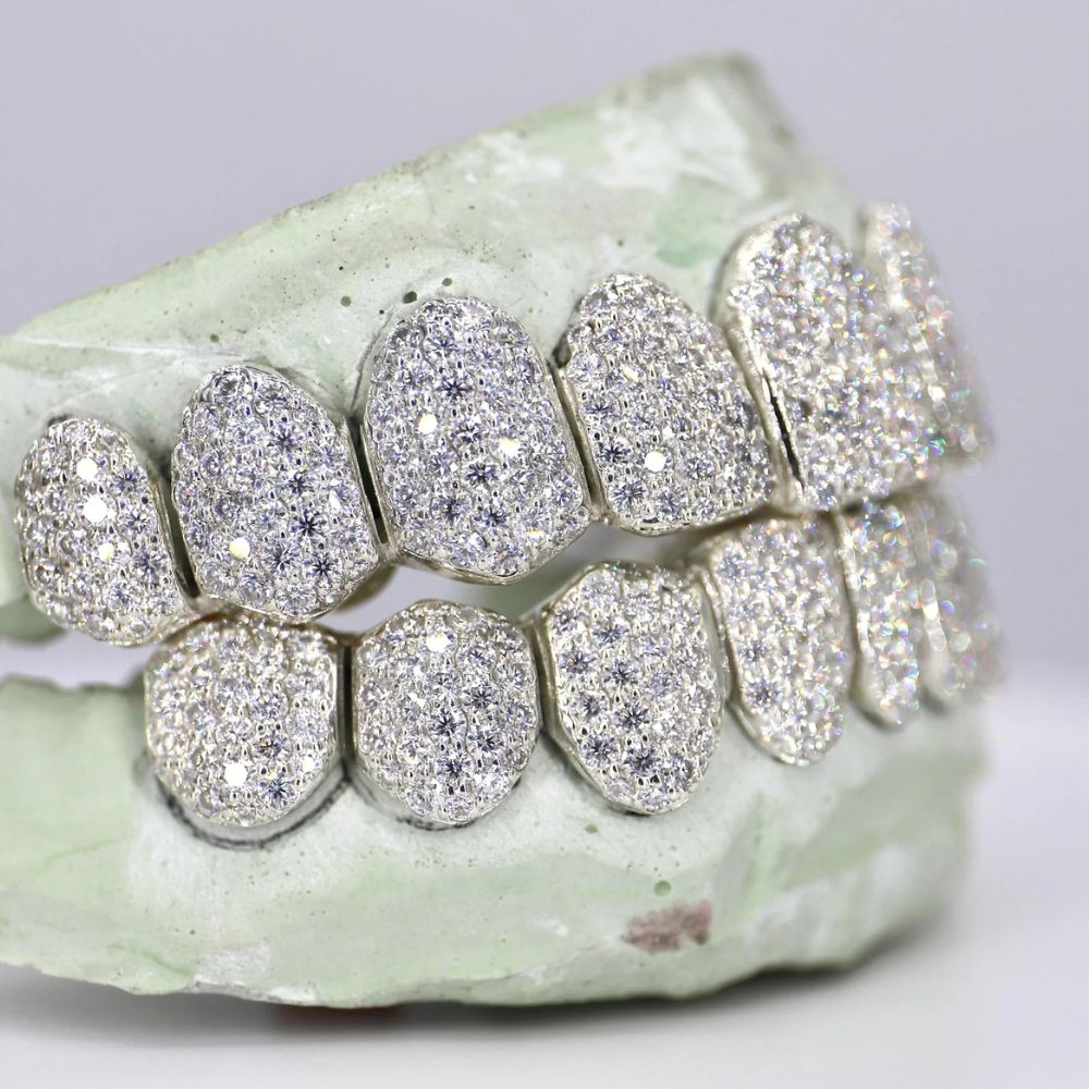 Hip Hop Iced Out Moissanite Grillz