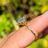 Pear & Oval Cut Lab Grown Diamond Toi Et Moi Ring