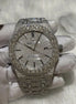 Fully White Black Stick Moissanite Diamond Watch