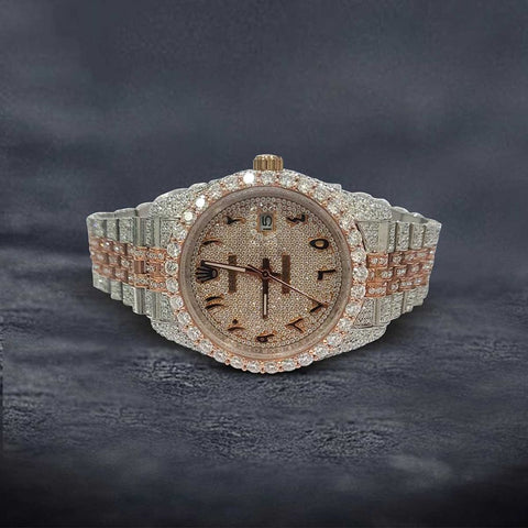 Automatic Bust Down Moissanite Elegant Watch