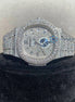 Baguette Dial Full White Moissanite Chrono Dial Iced Out Watch