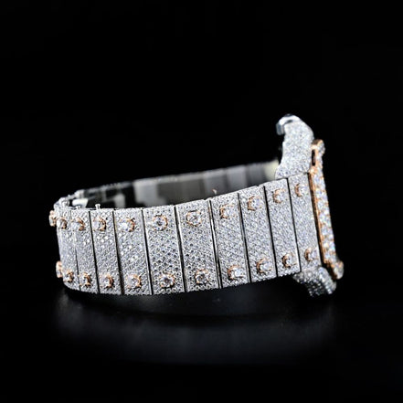 Men's Hip Hop Moissanite Diamond Watch