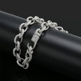 Moissanite Diamond Cuban Chain For Men's