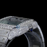 Exclusive Automatic Full White Bust Down Hip Hop Watch