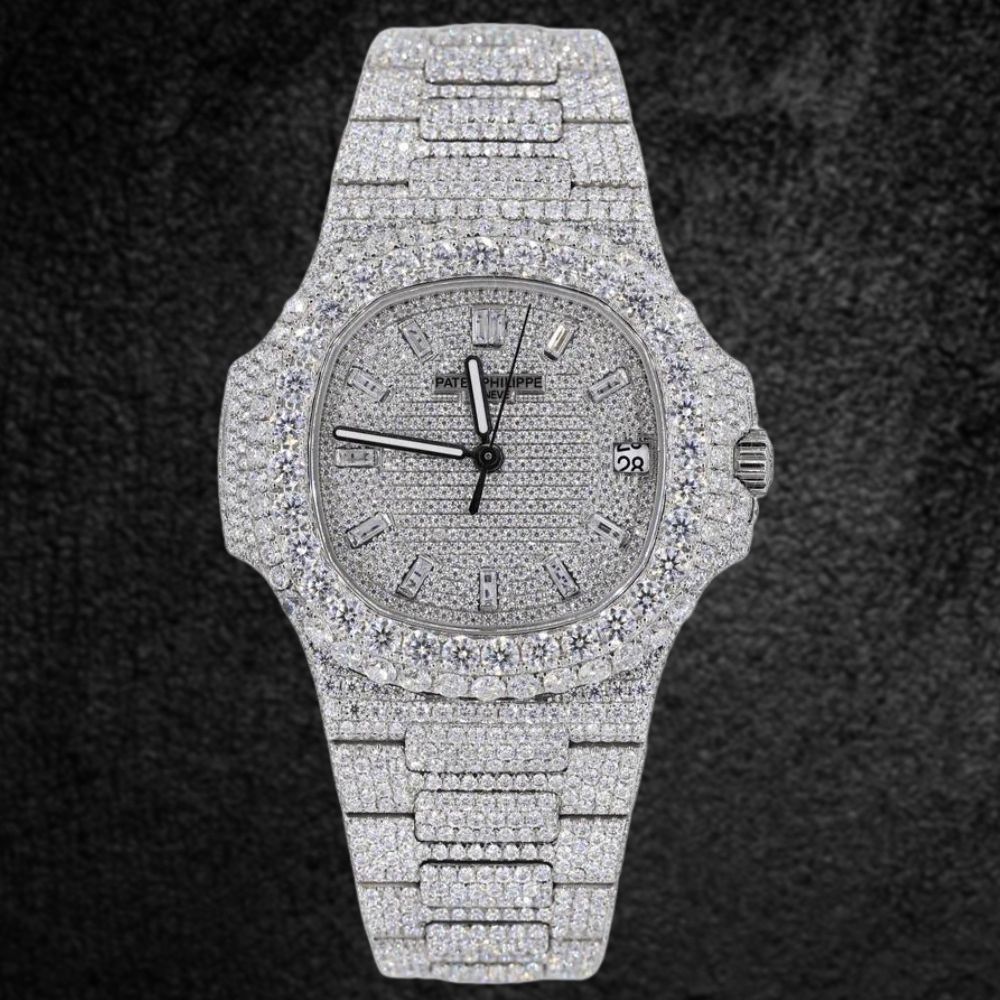 Automatic Luxury Moissanite Wrist Watch