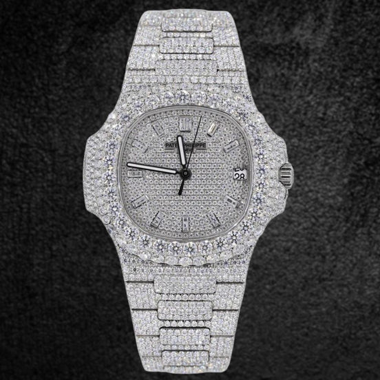 Automatic Luxury Moissanite Wrist Watch