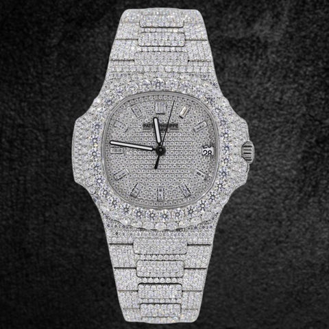 Automatic Luxury Moissanite Wrist Watch