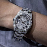 Moissanite Diamond Iced Out Automatic Watch