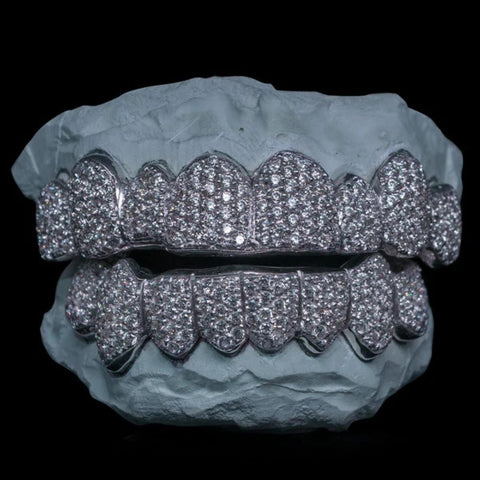 Stylish Iced Out Moissanite Luxury Hip Hop Custom Grillz