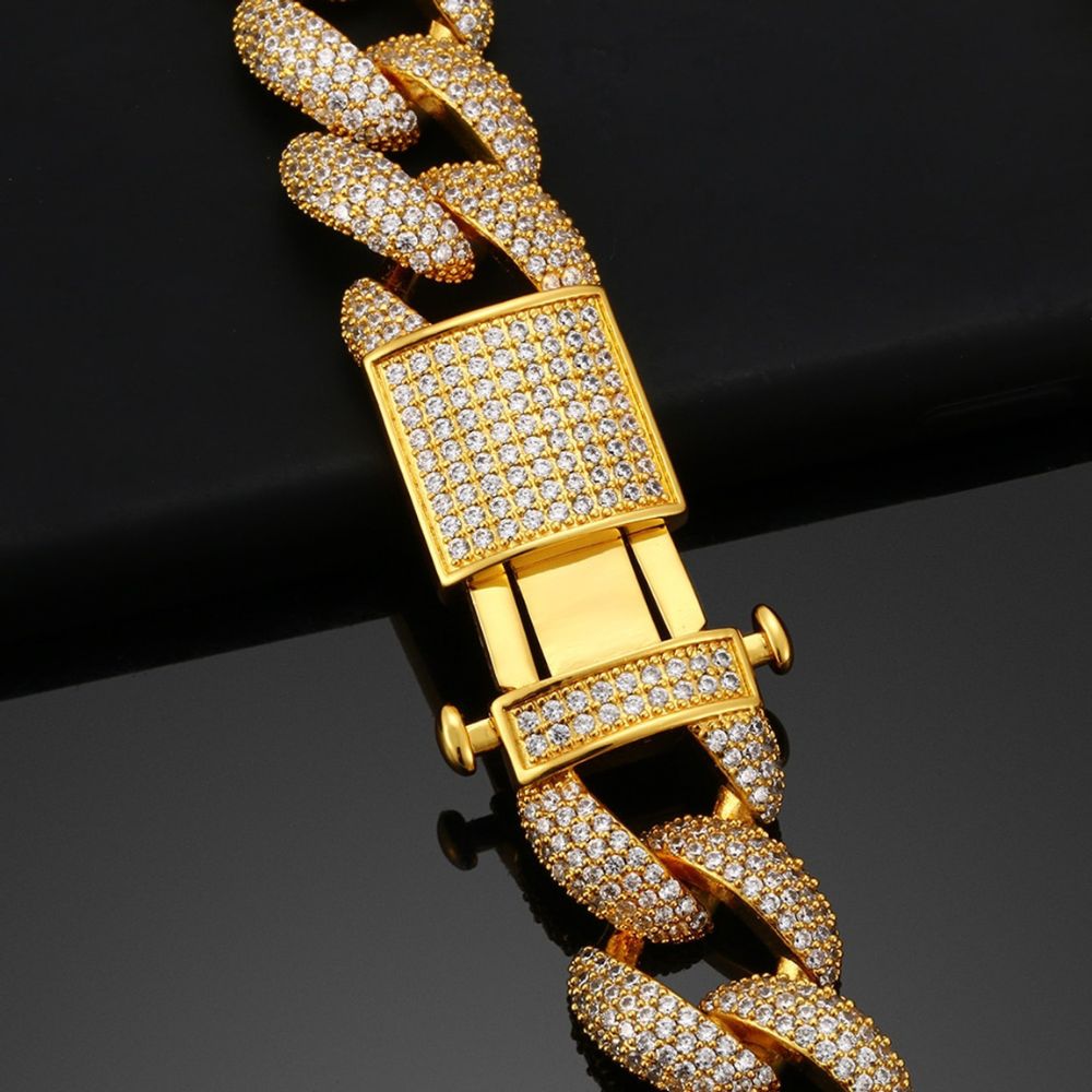 Moissanite Diamond Miami Cuban Link Iced Out Chain