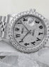 Arabic Number Date Just Automatic Moissanite Watch