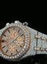 Dual Tone D Color Moissanite Men's Watch