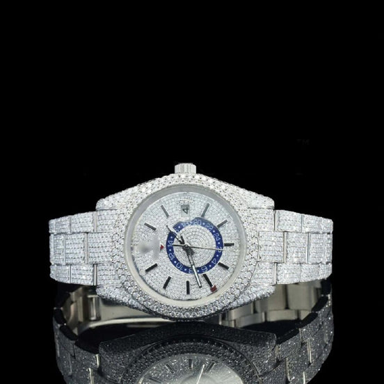 Moissanite Automatic Elegant Wrist Watch