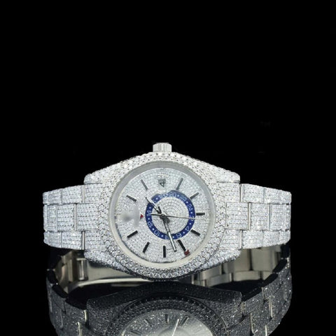 Moissanite Automatic Elegant Wrist Watch