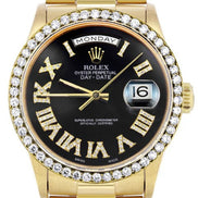 Black Color Dial Luxury Moissanite Expensive Watch