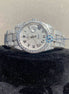 Fully Iced Out Datejust VVS1 Moissanite luxury Watch