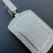 D Color Moissanite Diamond Iced Out Men's Pendant