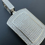 D Color Moissanite Diamond Iced Out Men's Pendant