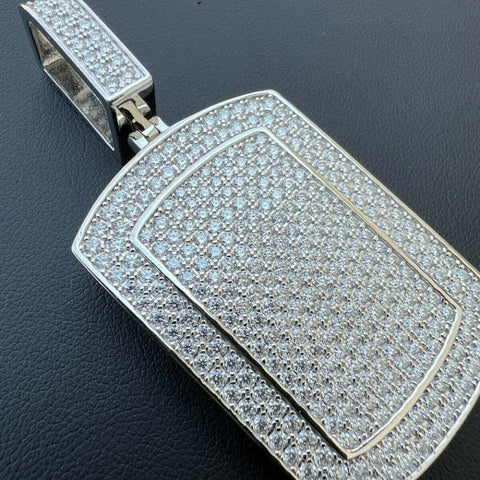 D Color Moissanite Diamond Iced Out Men's Pendant