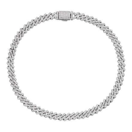 Micro Prong Miami Cuban Link Moissanite Bracelet