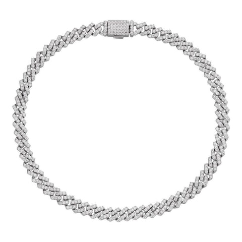 Micro Prong Miami Cuban Link Moissanite Bracelet