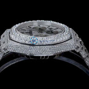 Bolo Dial Moissanite Full White Wrist Luxury Stylish Watch