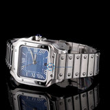 Automatic Blue Color Dial Hip Hop Luxury Watch