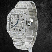 Fully Iced Out Moissanite Luxury Hip Hop Watch