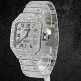 Fully Iced Out Moissanite Luxury Hip Hop Watch