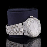 Fully Ice Out Moissanite Diamond Luxury Watch For Men's